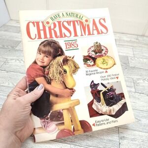 Have a Natural Christmas 1985‎ Vintage Craft Booklet Patterns Retro DIY Hobbies